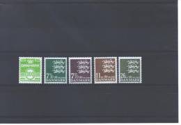 DK 937/41 **  (MNH)     Cote Y/T:  27.50 € - Unused Stamps