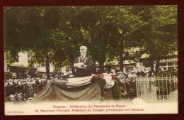 Cpa Du 22  Tréguier Célébration Centenaire Renan Mr Raymond Poincaré Président Conseil  Prononçant Son Discours  PONT14 - Tréguier