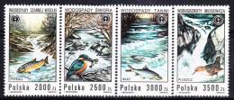R)1992 POLAND KONFERENZ DER VEREINTEN NATIONEN UBER UMWELT UND ENTWICKLUNG (UNCED) RIO DE JANEIRO  WASSERFALLE UND TIERE - Unused Stamps