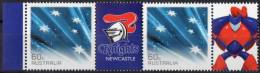 Australia 2012 NRL Footy Stamps - Newcastle Knights 60c Pair MNH - Football Rugby - Mint Stamps