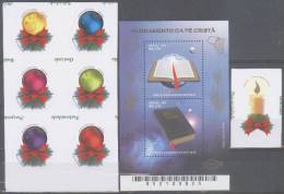 Brasil 2011**Navidad. Adornos Navideños, Vela Encendida, Biblia, Sagradas Escrituras. - Used Stamps