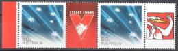 Australia 2012 AFL Footy Stamps - Sydney Swans 60c Pair MNH - Football - Nuevos