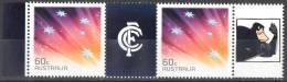 Australia 2012 AFL Footy Stamps - Carlton Blues 60c Pair MNH - Football - Nuevos