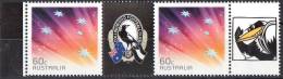 Australia 2012 AFL Footy Stamps - Collingwood Magpies 60c Pair MNH - Football - Ungebraucht