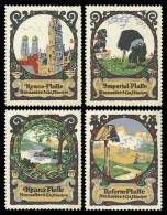 Old Original German Poster Stamps (advertising Cinderella)  Photo Equipment Fotografie Photography - Fotografía