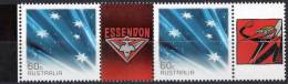 Australia 2012 AFL Footy Stamps - Essendon Bombers 60c Pair MNH - Football - Mint Stamps