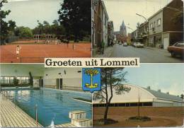 Groeten Uit  Lommel  -  GROOT FORMAAT    (  Old Car   ) - Lommel