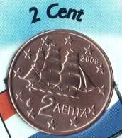 ** 2 CENT GRECE 2008 PIECE  NEUVE ** - Grèce