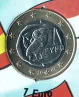 ** 1 Euro GRECE 2008 PIECE  NEUVE ** - Grèce