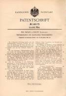 Original Patentschrift - Per Molin In Eslöv , Schweden , 1902 , Füllfederhalter Mit Elast. Tintenbehälter , Füller !!! - Penne