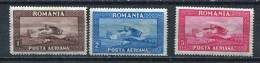 Romania 1928 Mi 326-8 Sc C1-3 MH (*) Airmail Cv 22 Euro - Ungebraucht