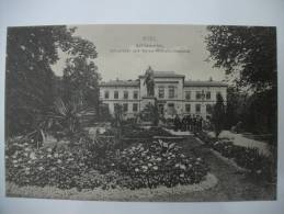 (1/2/72) AK Kiel "Schlossgarten, Universität Und Kaiser-Wilhelm-Denkmal" Von 1910 - Kiel