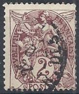 1900 FRANCIA USATO ALLEGORIA TIPO BLANC 2 CENT - FR476-5 - 1900-29 Blanc