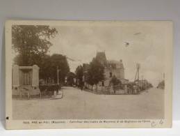 CPA  (53) Mayenne - PRE En PAIL - Carrefour Des Routes De Mayenne Et De Bagnoles De L'Orne - Pre En Pail