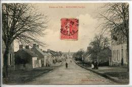 72 BOULOIRE * Entrée De La Ville   * Belle CPA Animée, Cachet 1907 - Bouloire