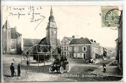 72 BOULOIRE * CIRCUIT DE LA SARTHE  * Belle CPA Animée, Cachet 1906 - Bouloire