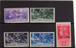 COLONIE ITALIANE CASTELROSSO 1930 FERRUCCI SERIE COMPLETA COMPLETE SET MNH - Castelrosso