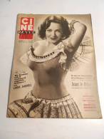 REVUE / CINE REVUE / N° 45  DE 1953 / LINDA DARNELL + SERGE REGGIANI ET MARTHE MERCADIER - Zeitschriften