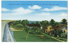 USA, Overseas Highway, Above Pigeon Key, Between Key West And Miami, Florida, Unused Postcard [11550] - Miami