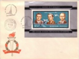 1971. Hungary, Soyuz -11, Space Flight, Block, FDC - FDC