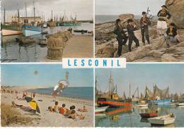 La Bretagne 29 Lesconil Le Port, Costumes Bigoudens, La Plage Des Sables Blancs, Le Port - Lesconil