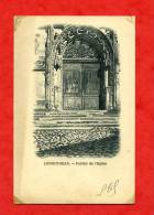 * LONGJUMEAU-Portail De L´Eglise-1902(Carte Début 1900, Voir Le Dos)-1902 - Longjumeau