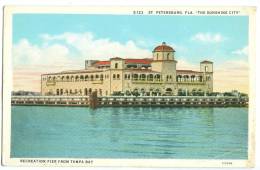 USA, Recreation Pier From Tampa Bay, St. Petersburg, Florida, Unused Postcard [11568] - Tampa