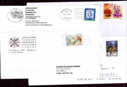 Italia Storia Postale Lotto 10 Buste Con Valori Isolati - 2011-20: Poststempel