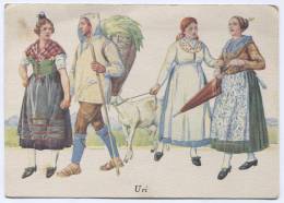 Uri, Switzerland, Art, Ethnics Postcard - Zonder Classificatie