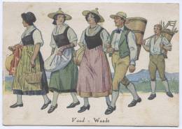 Vaud - Waadt, Switzerland, Art, Ethnics Postcard - Non Classificati