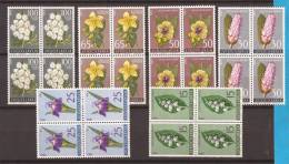 1963x -1034-39 JUGOSLAVIJA FLORA MNH - Neufs