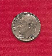 UNITED STATES ESTADOS UNIDOS 1 DIME 1974 / USED / D - 1946-...: Roosevelt