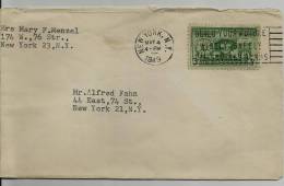 =USA  BRIEF  1949 - Storia Postale