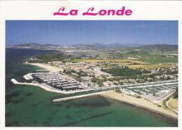 Cp , 83 , LA LONDE Les MAURES , Vue Aérienne - La Londe Les Maures