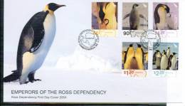 Ross Gebiet / Ross Dependency 2004 Michel  89-93 FDC - Otros & Sin Clasificación