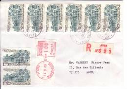 FRANCE.  Lettre Recommandée De 1985, Cover, Letter, VIENNE X 8, N°2348 - Briefe U. Dokumente