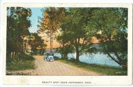 USA, Beauty Spot Near Jefferson, Ohio, 1927 Used Postcard [11577] - Other & Unclassified