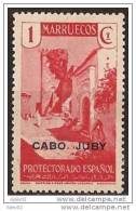 CJ67-L3513TARI.Maroc.Maro Cco.CABO JUBY  ESPAÑOL SELLOS DE MARRUECOS 1935/6  (Ed 67*) Con Charnela.MAGNIFICO. - Islam