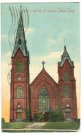 USA, First M.E. Church, Akron, Ohio, 1912 Used Postcard [11590] - Akron