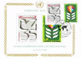 Tarjeta Maxima Vereinten Nationen WIEN (Austria) 1980 - Cartes-maximum