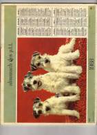 Almanach Des P.T.T. - Tarn Et Garonne) - Chiens (Fox) - Chatons - Instrument Musique (Cors D'harmonie) -  1968 - Groot Formaat: 1961-70