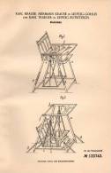 Original Patentschrift - Kinderstuhl , Schaukel , 1901 , K. Krause In Leipzig - Gohlis Und Eutritzsch !!! - Autres Plans