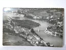 CPSM (01) Ain - SEYSSEL - Vue Générale Aérienne, Dans Le Fond, Le Barrage - Seyssel