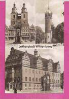 WITTENBERG -   * 3 ANSICHTEN DER LUTHERSTADT *    -  Foto : FANSELAU  -   Verlag .BILD UND HEIMAT. - N° 8/1724 - Wittenberg