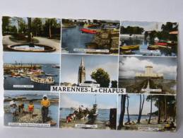 CPSM (17) Charente Maritime - MARENNES LE CHAPUS - Multivues - Marennes
