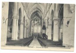 Moreuil (80) : L'intérieur De L'église En 1910. - Moreuil