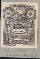 DOCTORIS MEDICINA K. GRUBE DR. NEUENAHR MALER PEINTRE ZINKEISEN DÜSSELDORF  EX LIBRIS BOOKPLATE LIVRE LECTURE BOOK BUCH - Exlibris