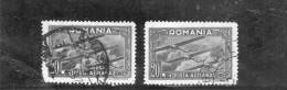 1931 AVIONS Yv P.A. 18 Et Mi 423 Erreur Grand ( Vert-violet) - Variétés Et Curiosités