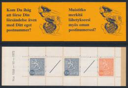 FINLAND/Finnland 1973 Coat Of Arms Lion, Slot Machine Booklet HA6**(1566) - Carnets