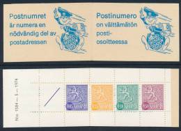 FINLAND/Finnland 1974 Coat Of Arms Lion, Slot Machine Booklet HA10 (1584)** - Booklets